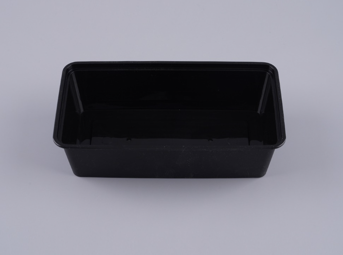 [TONG] SZ-818 내열 도시락 생선구이용기 (950ml/검정) 400개 세트 [BR]