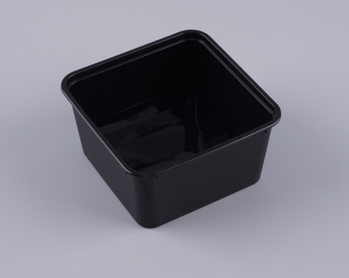 [TONG] SZ-618 내열 도시락용기 (500ml/검정) 400개 세트 [BR]
