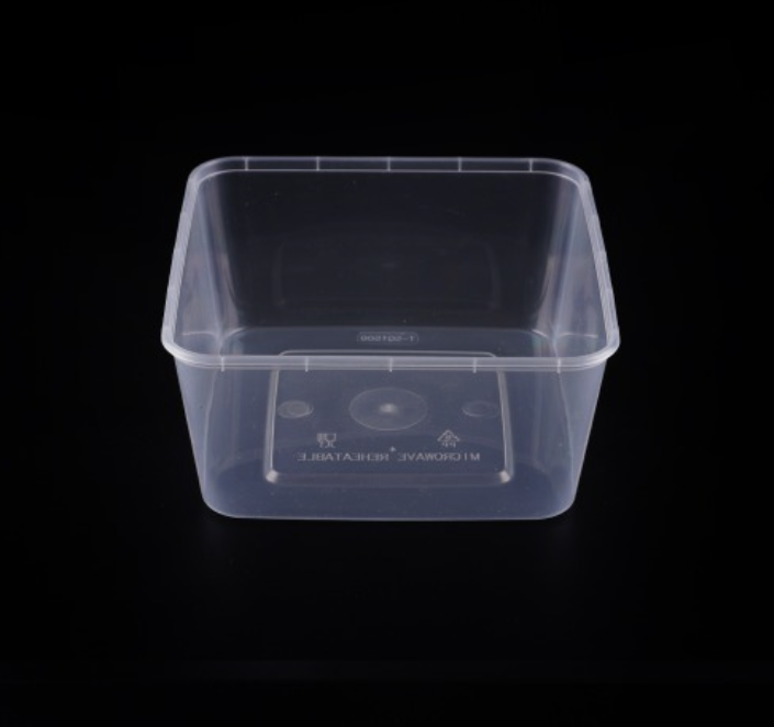 [TONG] T-SQ 1500 사각용기 (1500ml/투명) 300개 세트 [BR]