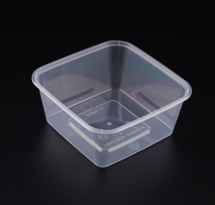 [TONG] T-SQ 650 사각용기 (650ml/투명) 500개 세트 [BR]
