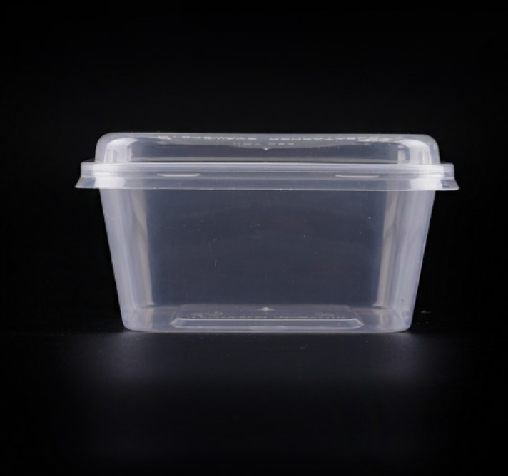 [TONG] T-SQ 450 사각용기 (450ml/투명) 500개 세트 [BR]