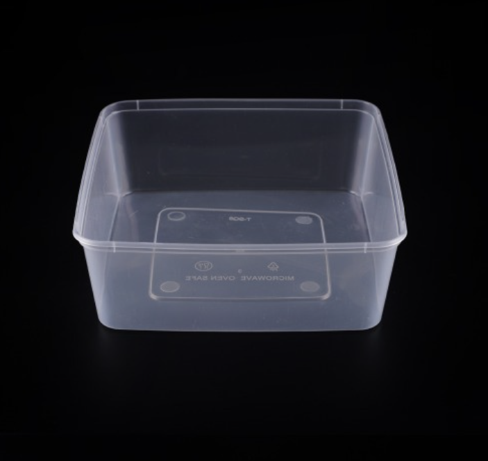 [TONG] T-SQ 5 사각용기 (2500ml/투명) 180개 세트 [BR]