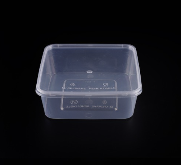 [TONG] T-SQ 1 사각용기 (1000ml/투명) 300개 세트 [BR]