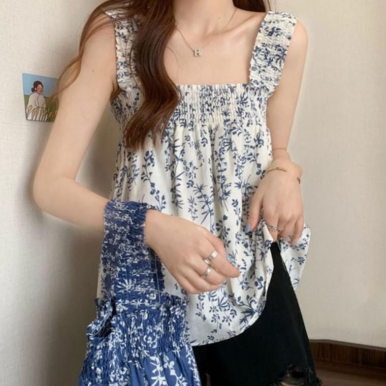 겨울블라우스 비치 가을블라우스 밴딩 여성 여름 민소매 여자블라우스
