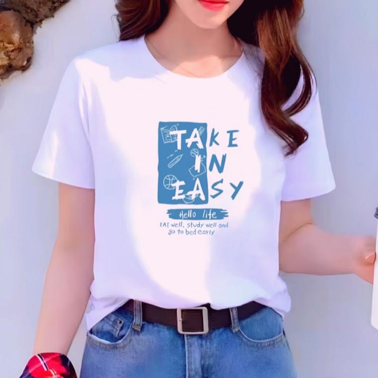 흰티 면티 반팔티셔츠 여성 기본면티 여름 파스텔 이지 소프트 여성반팔