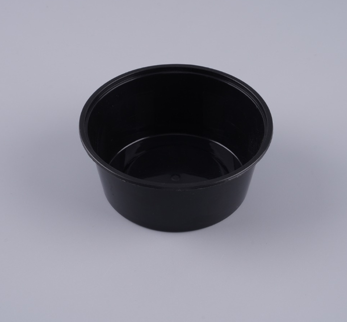 [TONG] PP재질 SK-12 내열 원형용기 (SK-12/400ml/검정) 500개 세트 [BR]
