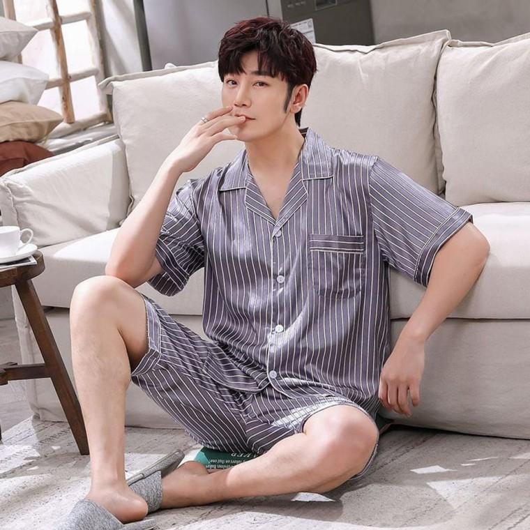 커플 여름 잠옷 상하의세트 반팔 홈웨어 파자마 남여 세트 남자 여성 신혼부부 홈웨어 남성 커플