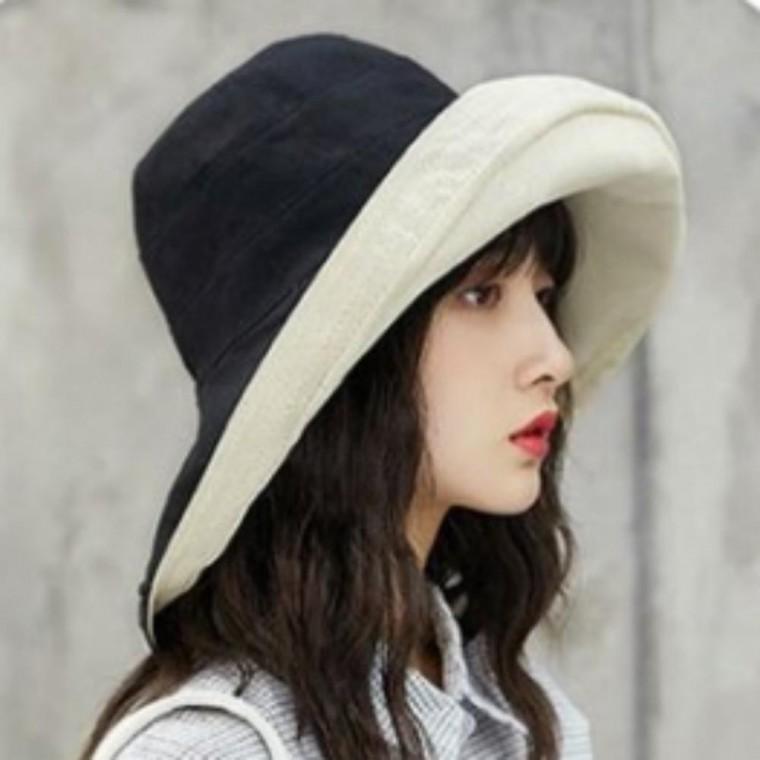여성 여자 여름 양면 벙거지 등산 모자 버킷햇