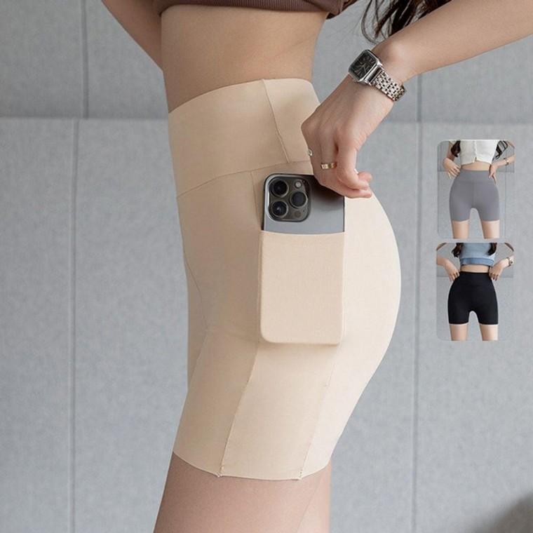 사이드 포켓 심리스속바지 여성 속바지 속옷 팬티 보정팬티 여성 심리스속바지 용 웨어 원피스 여름 속치마