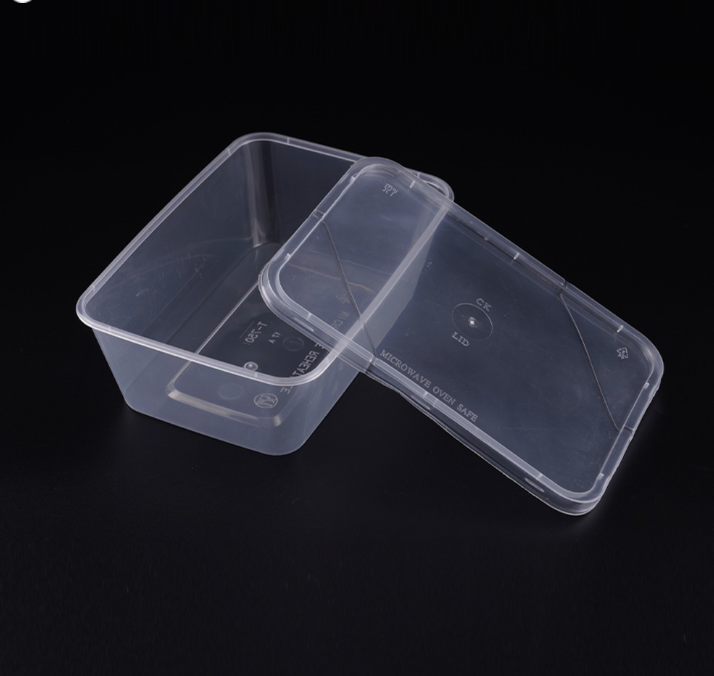 [TONG]PPT재질 사각 내열용기 T-750A (투명/PP/750ml) 500개 세트 [BR]