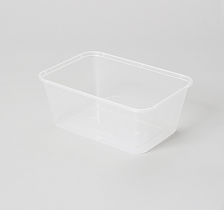 [TONG] PP소재 사각 내열용기 G1000C (투명/PP/1000ml) 500개 세트 [BR]