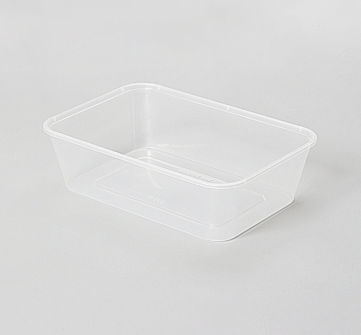 [TONG] PP소재 사각 내열용기 G650C (투명/PP/650ml) 500개 세트