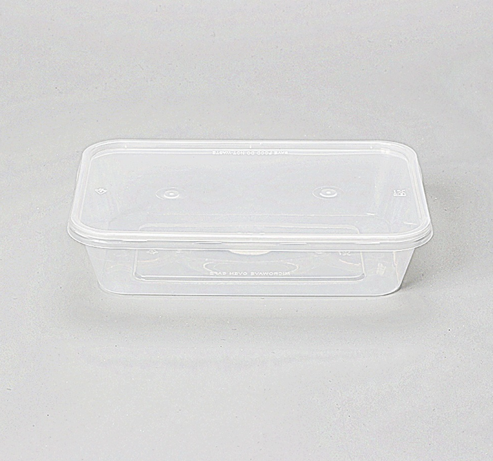 [TONG] PP소재 사각 내열용기 G500C (투명/PP/500ml) 500개 세트 [BR]