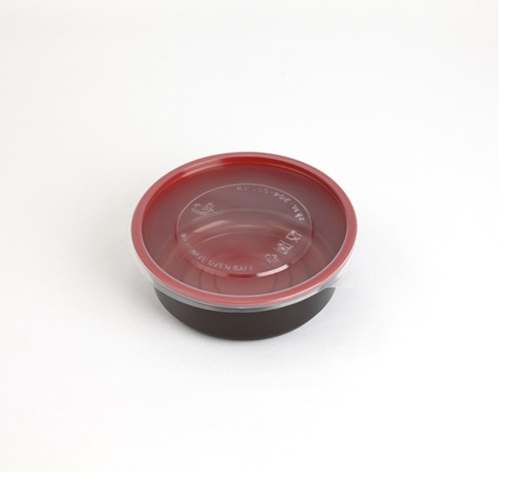 [TONG] PP소재 원형 내열용기 GJ00750 (투톤/PP/750ml) 300개 세트 [BR]