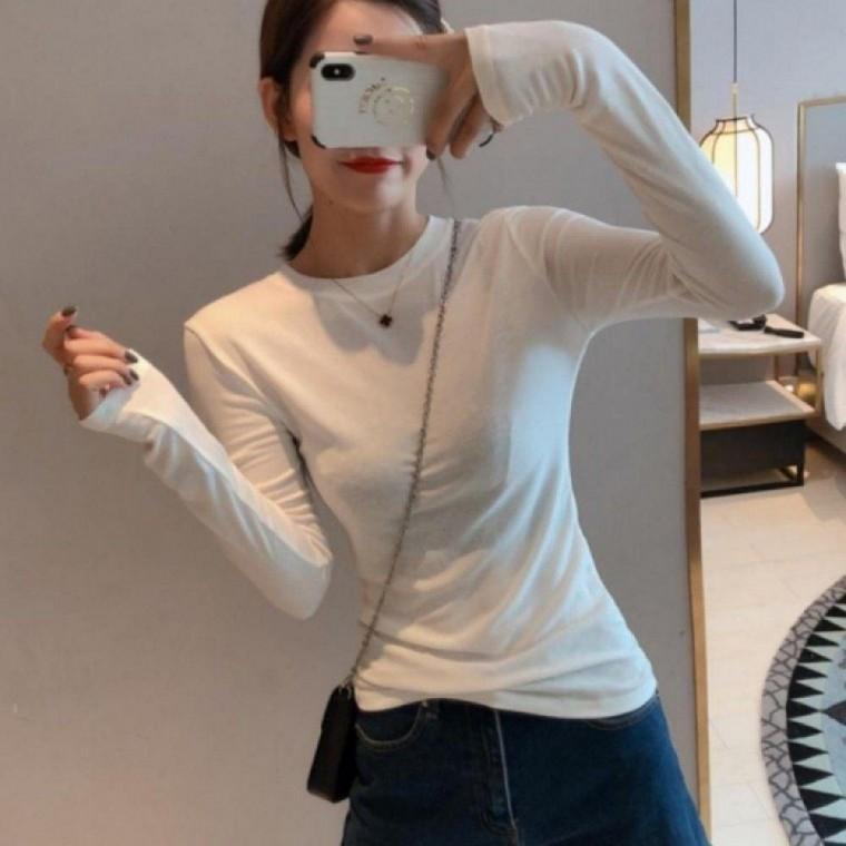 긴팔 기본 티셔츠 쭉티 루즈핏 여성 롱슬리브 운동복 얇은 여성 티 무지 여름 남자 티셔츠 긴팔
