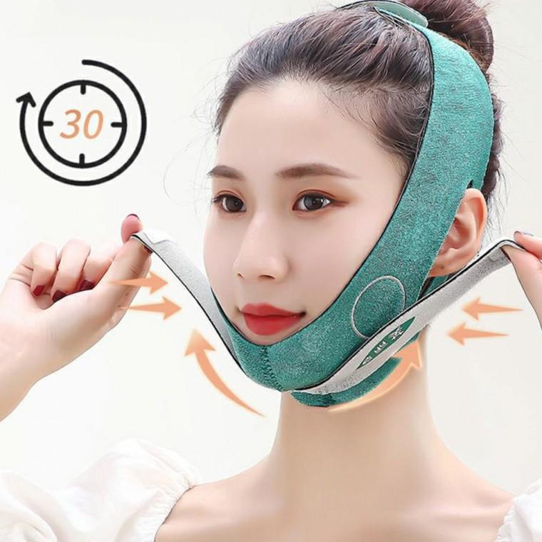 머리띠 리프팅밴드 V라인 이중턱
