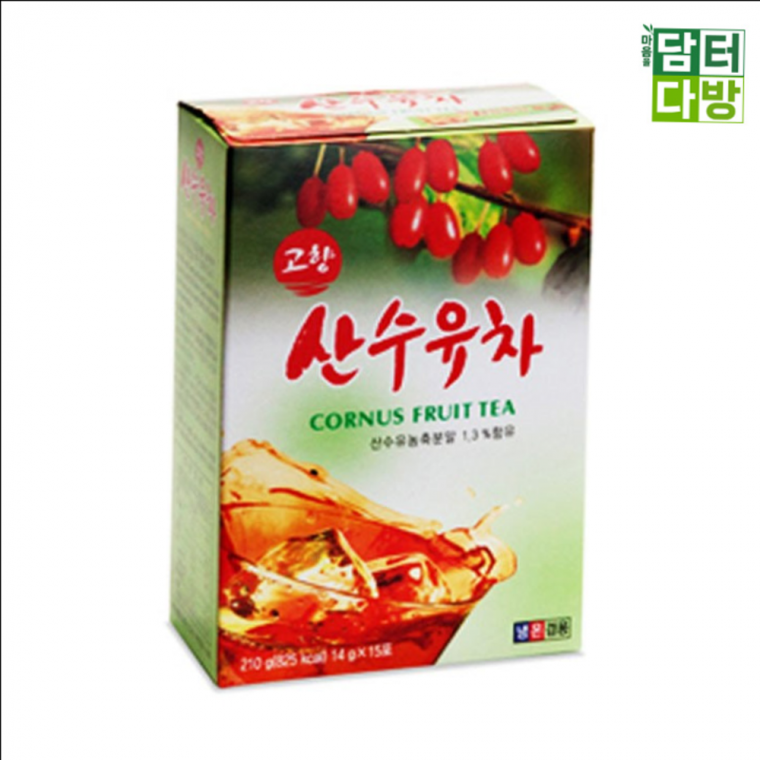 고향 무배 산수유차 15스틱 건강에좋은차 마시는