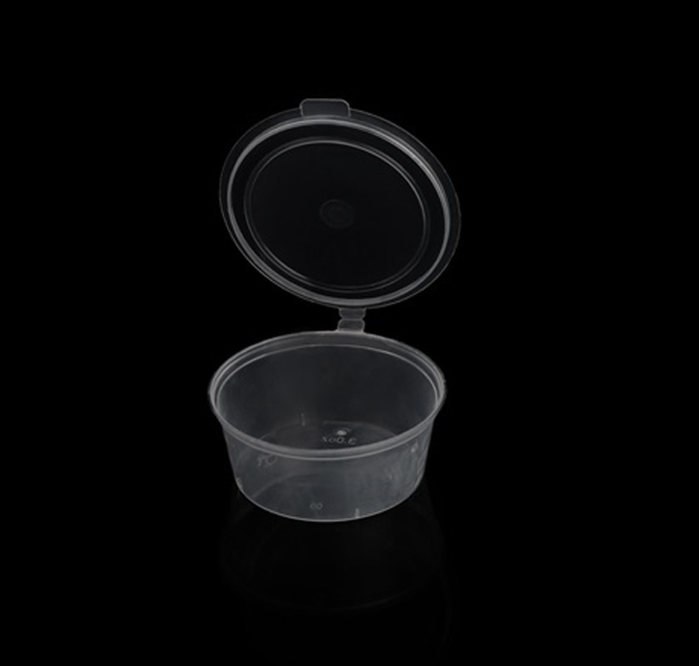 [TONG] PP소재 원터치 소스용기 GJ40030 (투명/PP/90ml) 1000개 세트 [BR]