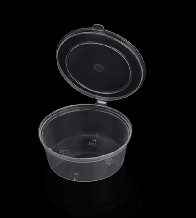 [TONG] PP소재 원터치 소스용기 GJ40040 SET (투명/PP/120ml) 1000개 세트 [BR]
