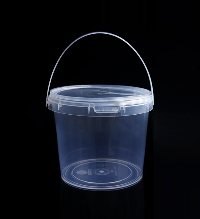 [TONG] PP소재 손잡이 잠금용기 E-3098 SET (투명/PP/800ml) 100개 세트 [BR]