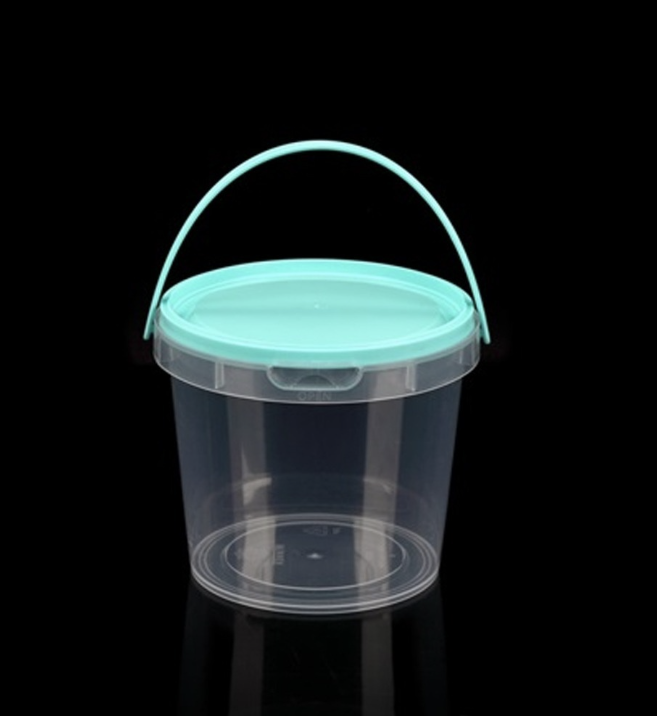 [TONG] PP소재 손잡이 잠금용기 E-3098 SET (민트/PP/800ml) 100개 세트 [BR]