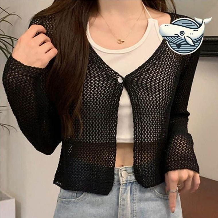 여자 시원한 여름 비치웨어 가디건 나시 비치 바캉스 베이지 외투 겉옷 여성 흰색 숏 는 얇은