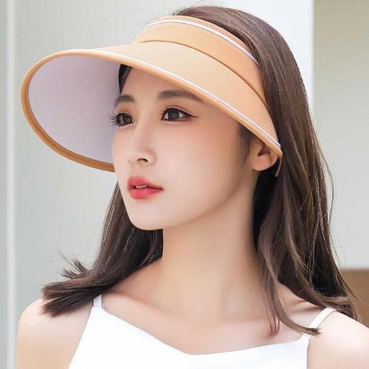 썬 햇빛 가리개 선 여자 바이저 여름 나들이 여행 캡