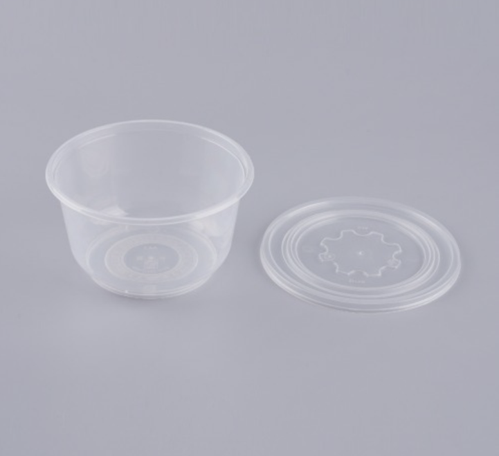 [TONG] PP재질 원형 죽용기 (P-850/투명/850ml) 600개 세트 [BR]