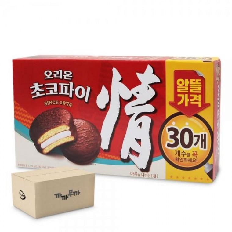초코파이 30개입x6박스 대용량 탕비실 초코간식
