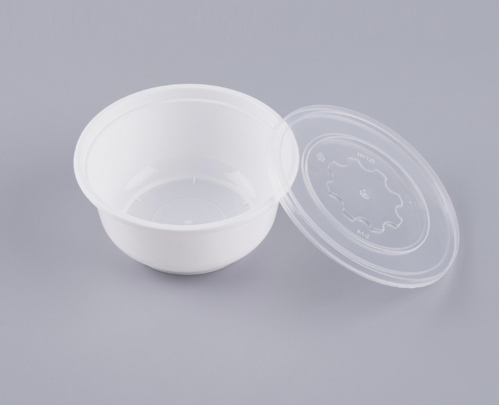[TONG] PP재질 원형 죽용기(P-400/백색/400ml) 600개 세트 [BR]