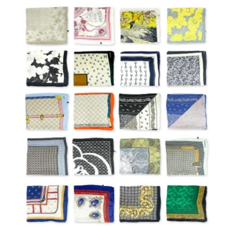여성스카프 70x70cm 디자인랜덤 3개 여름스카프 여자스카프