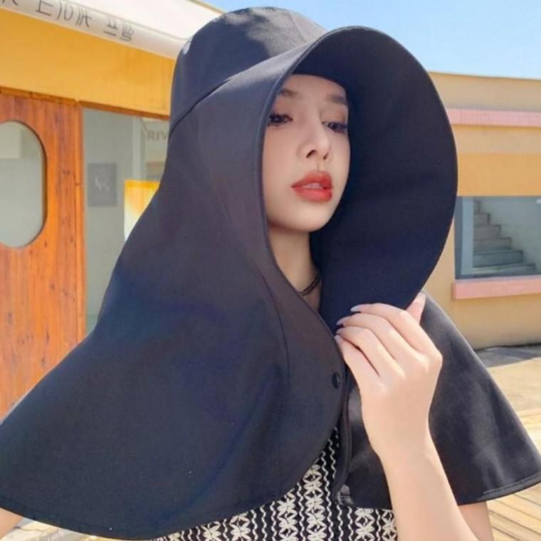 농사 모자 예쁜 여성 와이드 썬캡 낚시 바캉스 여성썬캡 여름챙 햇빛차단 와이드선캡 햇빛차단모자
