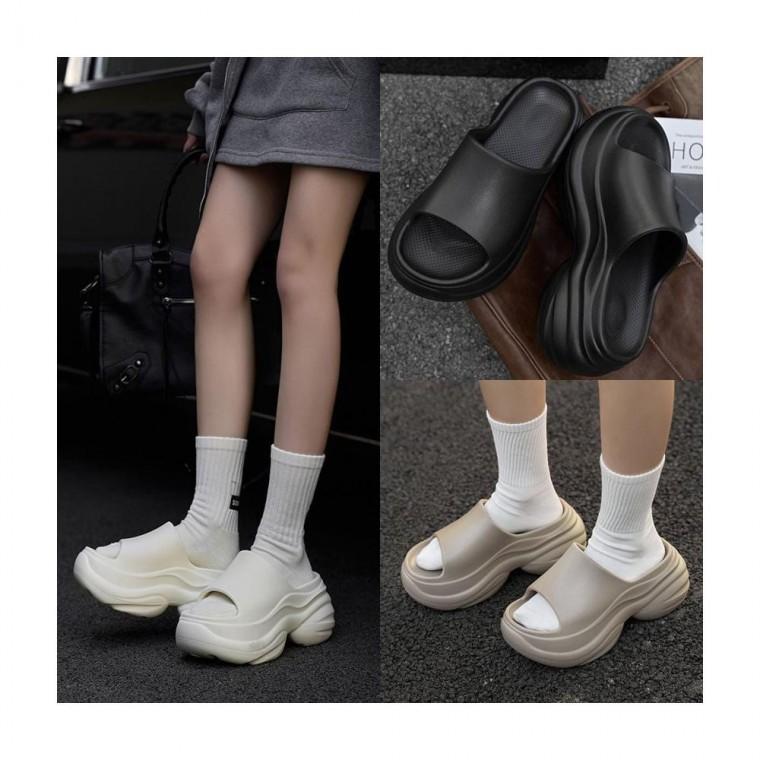루미나D 슬리퍼 가벼운eva슬리퍼7cm 키높이 여성신발 여름