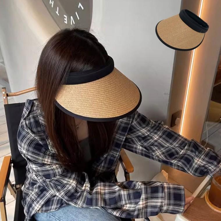 데일리 여성 밀짚 모자 바캉스 여름 여성 모자 휴양지 썸머모자 썬캡