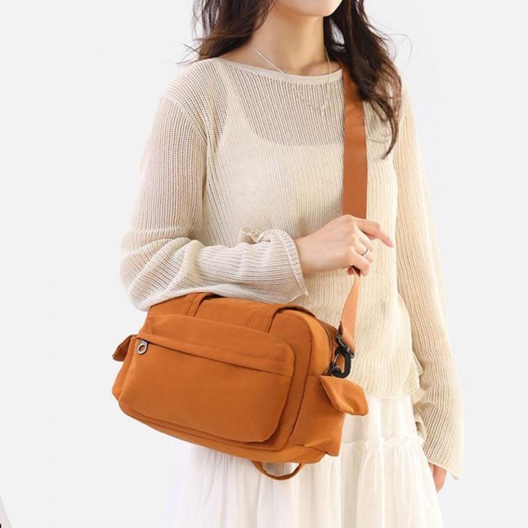 여성 여행용 숄더 백 크로스 봄 여름 가방 탄