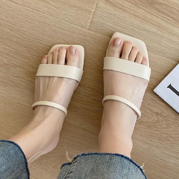 여자 미니멀 스트랩 샌들 여름 데일리슈즈
