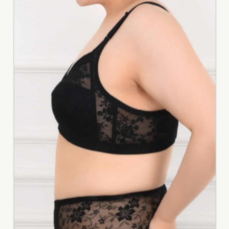메쉬 노와이어 빅사이즈 B컵브라 노와이어브라 빅사이즈속옷 홑겹브라 여름브라 인견브라 빅사이즈브라 여