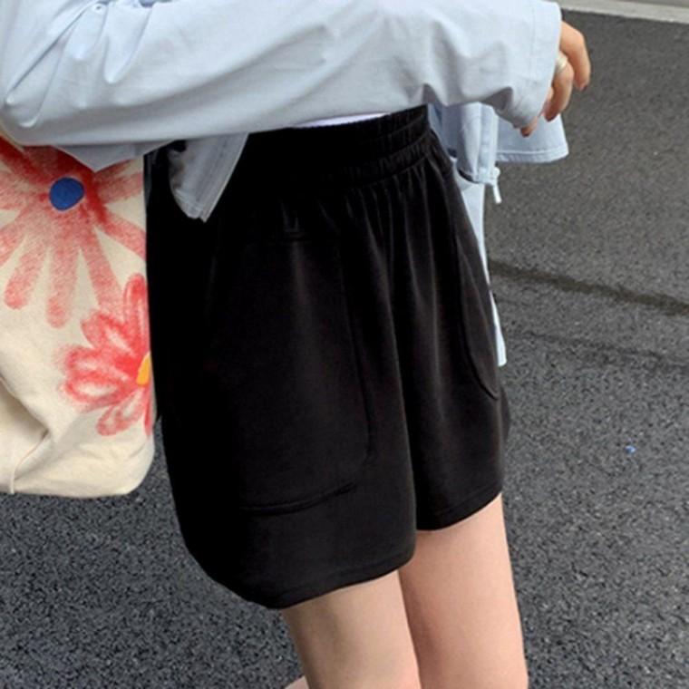 여자 허리밴딩 데일리 팬츠 홈웨어 캐주얼 반바지 여름 트레이닝 남자 기능성 운동 스포츠