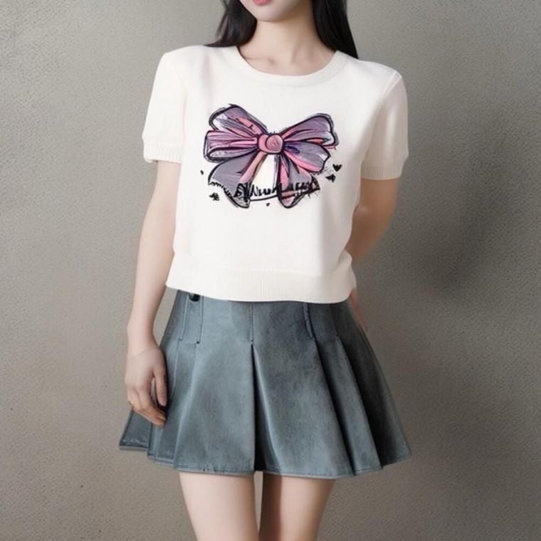 질좋은기본티 여성반팔티셔츠 라운드넥 코디하기편한 니트소재 여름반팔티셔츠