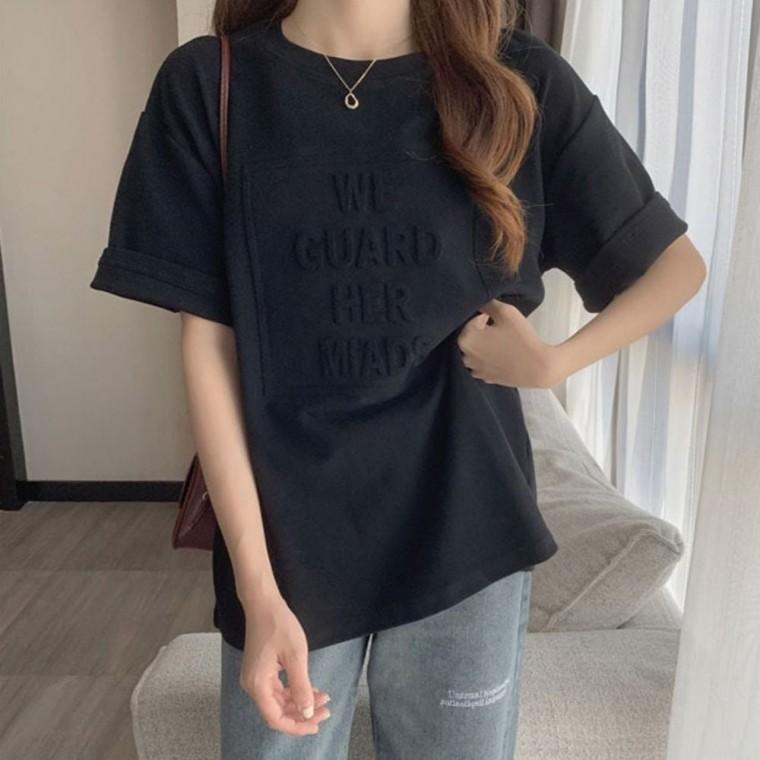 박시티 오버핏티셔츠 탄탄 여성티셔츠 오버핏 박스핏티셔츠 반팔티 여름
