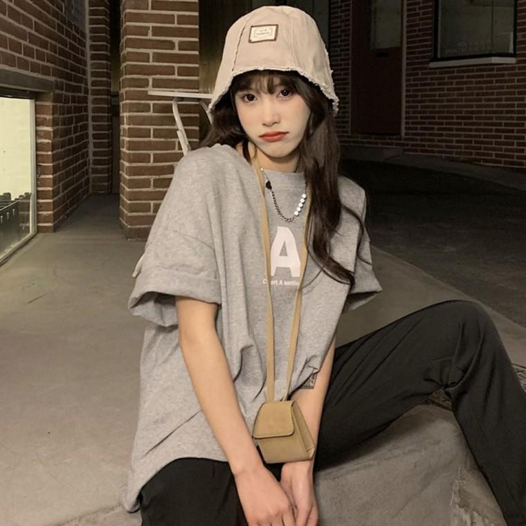 데일리상의 여름 4컬러 알파벳 여자반팔 반팔티셔츠 패션티셔츠 데일리