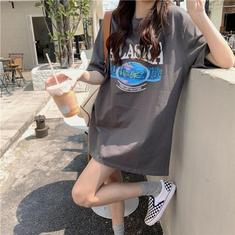 엉덩이덮는 슬림반팔 오버핏 쿨링반팔티셔츠 여름티셔츠 여성반팔 반팔티셔츠