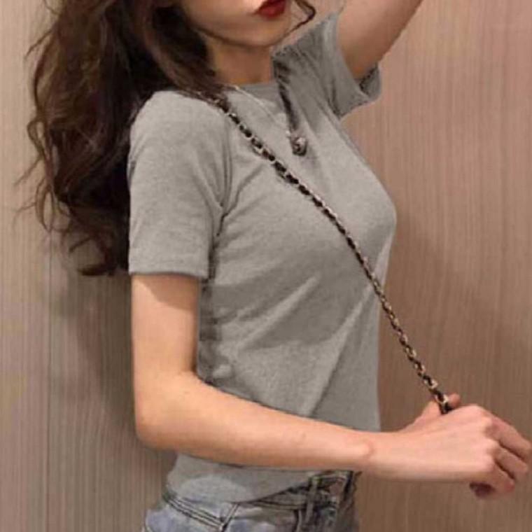여름상의 여친룩 베이직 베이직핏 반팔 심플 기본티 기본디자인 티셔츠
