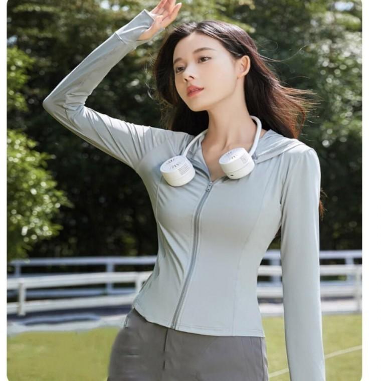 썸머 캐쥬얼 긴팔티 후드티 후드집업 손가락고리 집업 여름용 여성 시원한