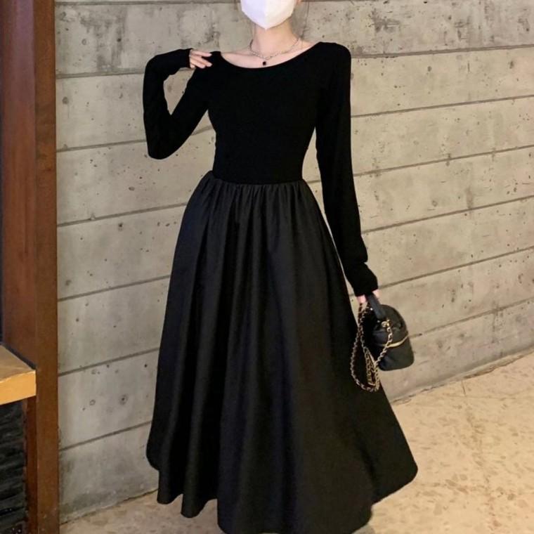 롱 A라인 여자원피스 풍성 미니원피스 여름원피스 원피스 니트원피스 슬림핏