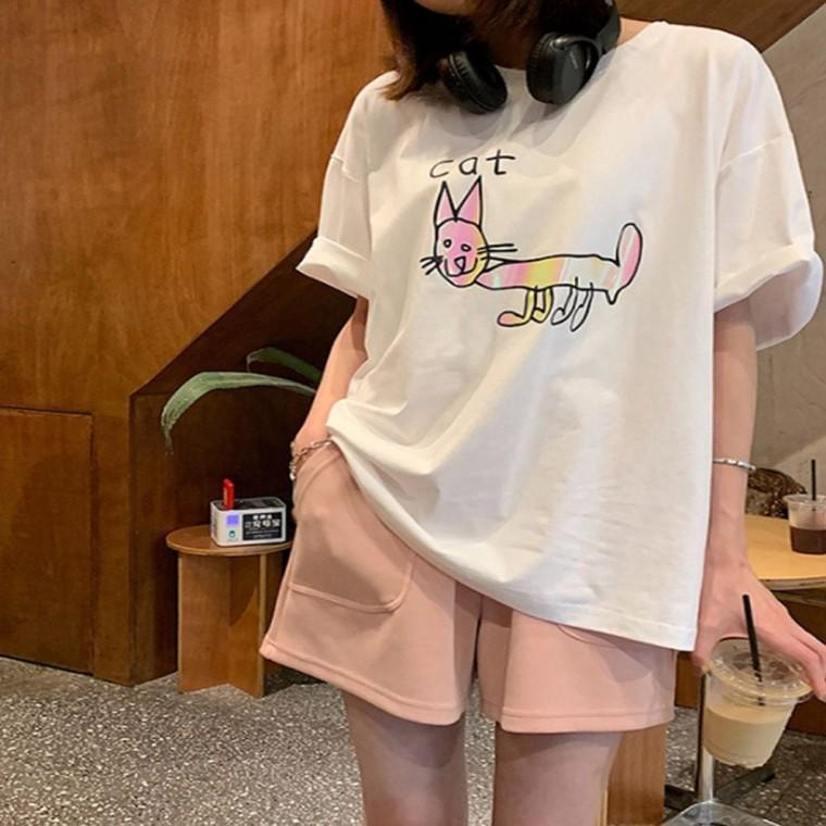 포켓 여름팬츠 여성 밴딩 반바지 통넓은 허리밴딩