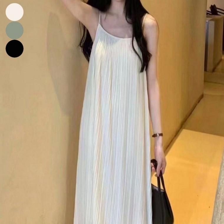 끈나시 편한 플 롱원피스 여자 여름 맥시드레스