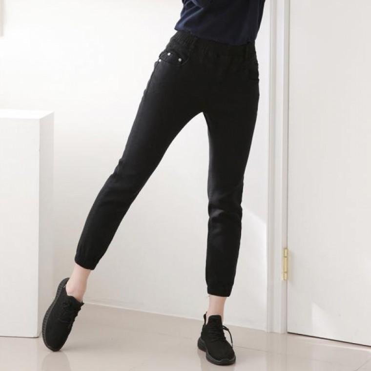 렐라 스판 밴딩 조거 면 팬츠 DM-220936