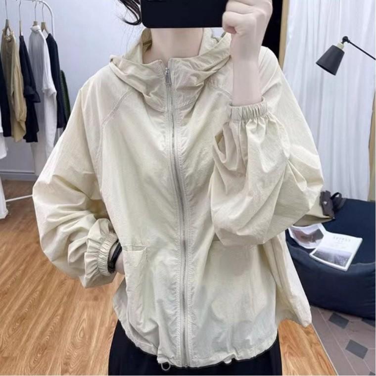 여름 바람막이 집업 아우 간절기 여자 후드점퍼 얇은
