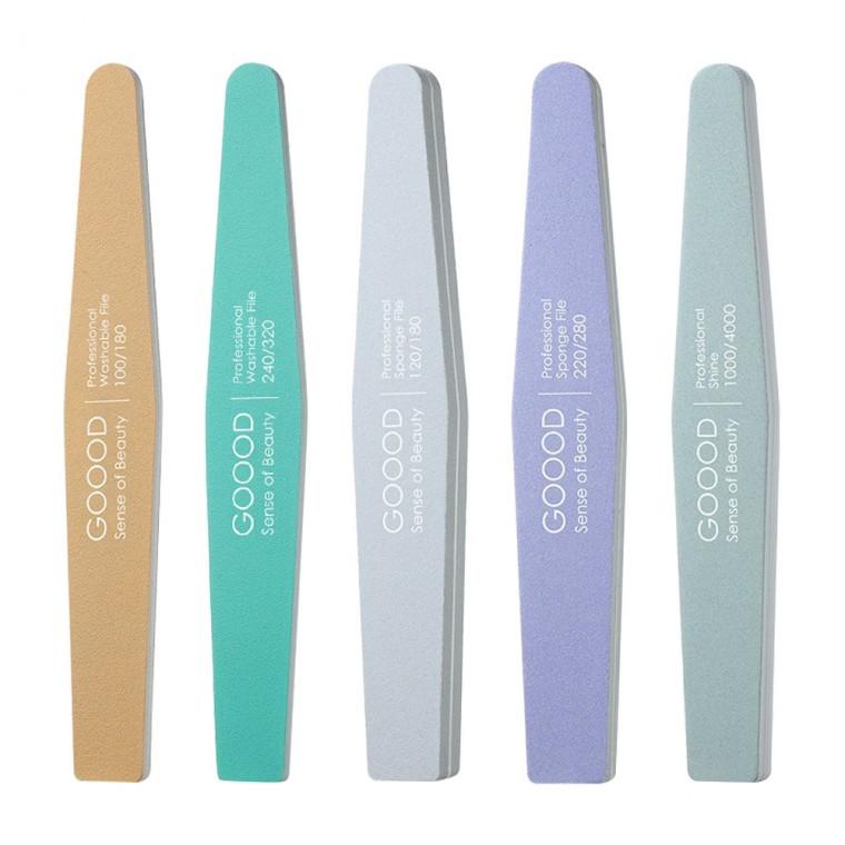 라온 GOOOD 네일 네일파일 버퍼 샌딩화일 샌딩블럭 5종세트